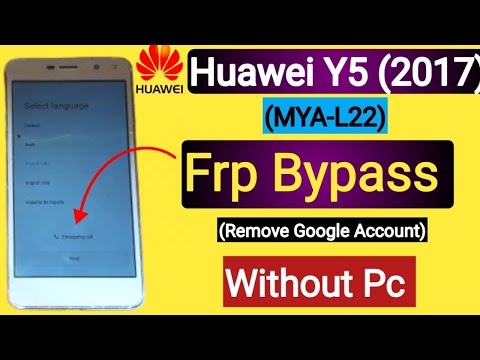 Huawei Y5 (2017) MYA-L22 FRP Bypass without PC | Easy Guide