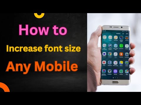 HOW TO INCREASE MOBILE FONT SIZE IN OPPO MOBILE