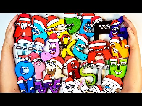 Cool Craft | Paper Alphabet Lore A-Z | Happy New Year! 🎄🎅🎁🥂🍾❄️⛄