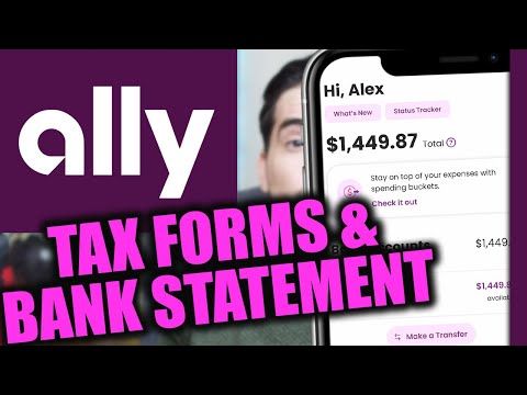 Ally Bank How to Find Statements & Tax Forms (App)