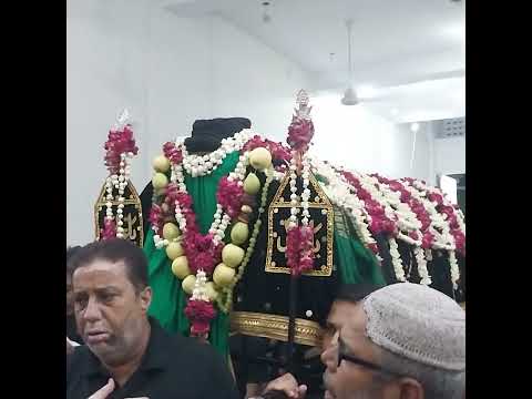 بسلسلہ شہادت حضرت امام سجاد علیہ السلام  ۔بارگاہ ضریح امام حسین علیہ السلام عباس ٹاؤن  #azadar