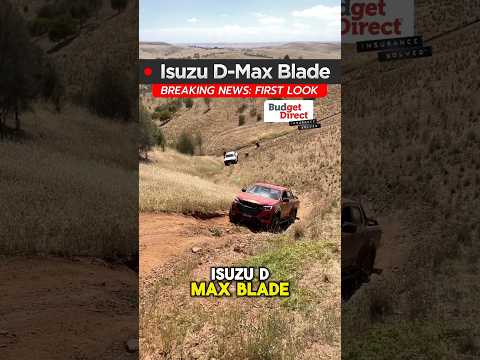 Our first look at the Isuzu D-Max Blade!  #isuzu #dmax #blade #ute #pickup #offroad #4x4