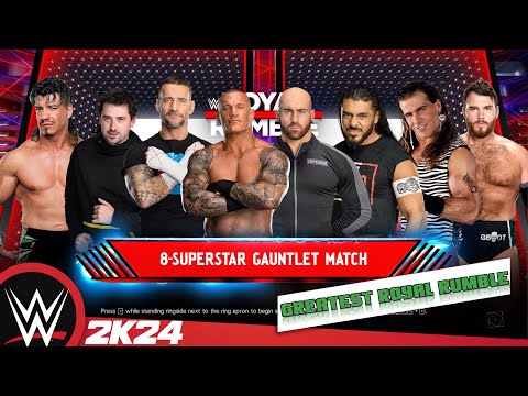 WWE 2k24 - Greatest Rumble Qualifying Match 3