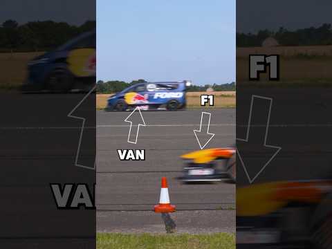 F1 Car vs Van 👀