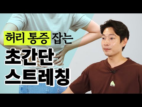 전문가가 알려주는 간단하지만 최고 효과 허리 스트레칭 - 스트레칭의 정석 #01 허리 통증