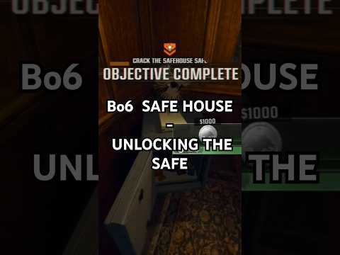 Bo6  SAFE HOUSE - UNLOCKING THE SAFE #blackops6 #callofduty