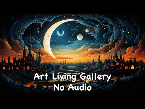 Silent TV Wall Art Slideshow | Beyond the Horizon: Cosmic Vistas (No Sound)