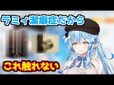 潔癖症ゆえにアレとアレを触りたくないラミィちゃん【雪花ラミィ/ホロライブ/切り抜き】