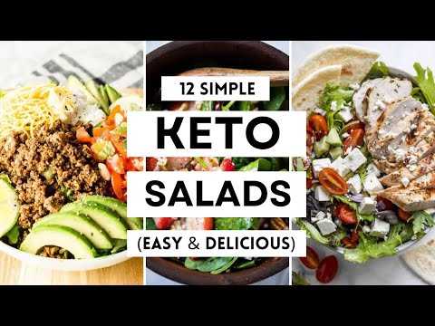 12 Simple KETO SALAD RECIPES | Easy and Delicious Ideas #keto #ketosalad #christmas #christmas2024