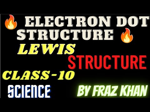 Electron Dot Structure Metals And Non-Metals | Lewis Structure Class 10 By Fraz Khan #khanstudypoint