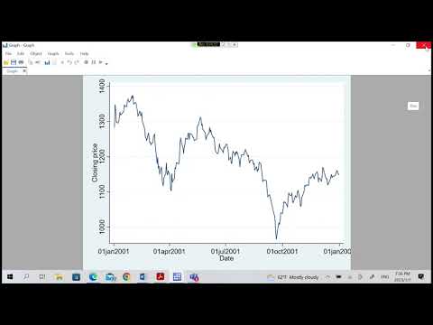 Switching Regression Stata (sp500.dta)