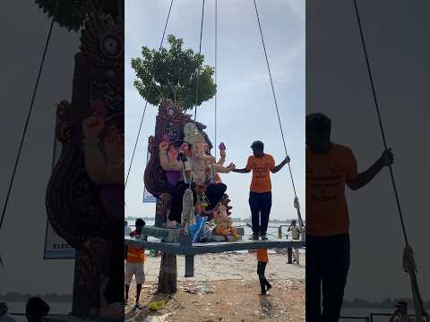 Ganesh idols nimajjanam at nackles road TankBund hyd2024