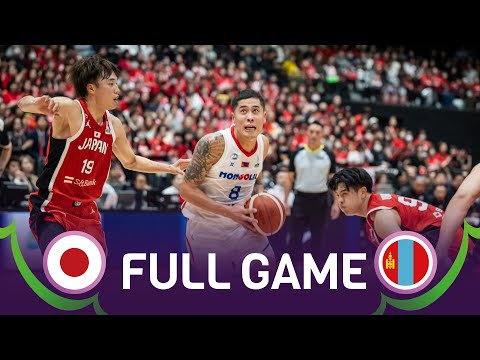 Japan v Mongolia | Full Basketball Game | FIBA Asia Cup Qualifiers 2025