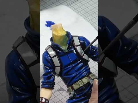 A two-dimensional version of Hiroaka's Todoroki figure with a brush