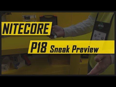 (Discontinued) NITECORE P18 1800 Lumen + Red Output Tactical Flashlight - SHOT Show 2019 Live Demo