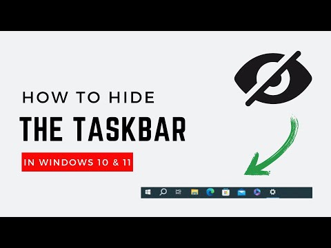 How to Hide the Taskbar in Windows 10 | How to Auto Hide Taskbar Without Activating Windows 10