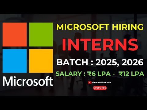 Microsoft Internship Opportunities: Technology Consulting & Product Management Roles 2024