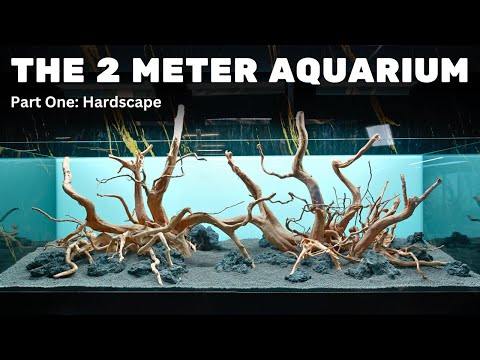 BUILDING A 2 METER AQUASCAPE! Part One: Hardscape