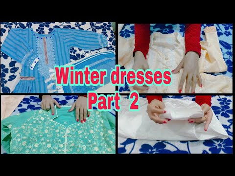 Winter Dress Designs in Pakistan || Winter Dress designing Part 2