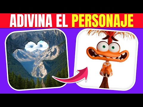 Adivina los Personajes de INTENSAMENTE 2 por la ILUSION 😁😭😱🤢😡 Entrecierra Tus Ojos