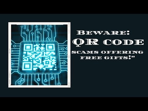 "Beware of QR code scams offering free gifts!"  #scam alert