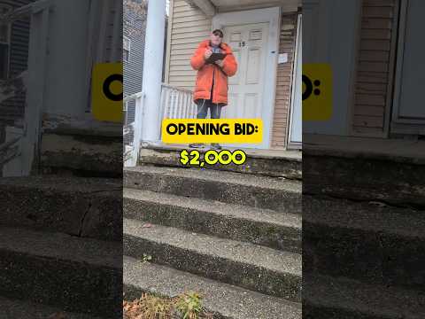 Investor Bids $2,000 On Property at Foreclosure Auction!