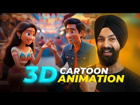 FREE 3D Cartoon Animation Videos 🤩 using Ai Tools #ai #aitools