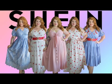 Huge SHEIN Plus Size Dress Haul | June 2024 #shein #sheinforall #sheincurve