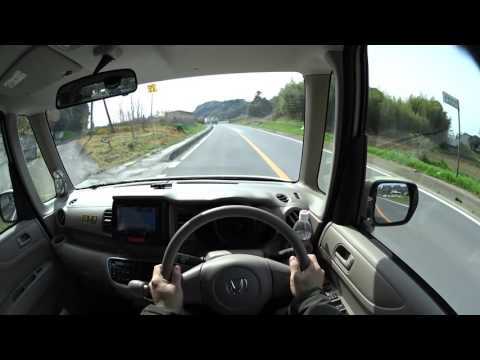 HONDA NBOX POV Drive In Japanese Countryside