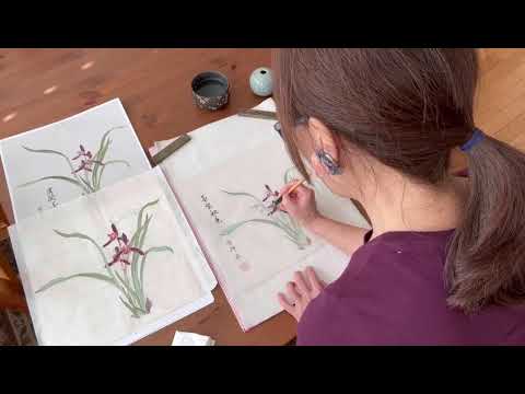 Victoria Turning an Accident Stain into an Orchid Flower