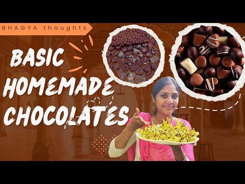 Home made chocolates/ఎవరైనా ఈజీగా చేసిలుకొనే బేసిక్ చాక్లెట్స్ //easy chocolates