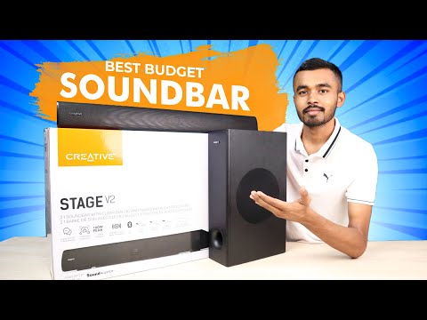 Best Budget Soundbar 2023 ⚡️160W⚡️ Creative Stage v2 Soundbar with subwoofer Review