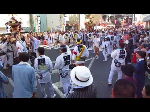 八重垣神社祇園祭　神輿連合渡御　田町2018.8.5