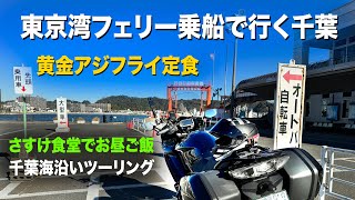 【黄金アジフライ定食ソロツーリング】東京湾フェリーで行く、千葉アジフライ定食ソロツーリング / FJR1300 / YAMAHA / さすけ食堂 /保田小学校 /金谷港/ SOLO motovlog