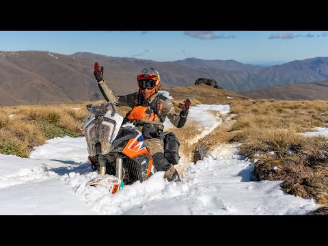 KTM 1290 Super Adventure R vs SPRING SNOW lost footage - Chris Birch