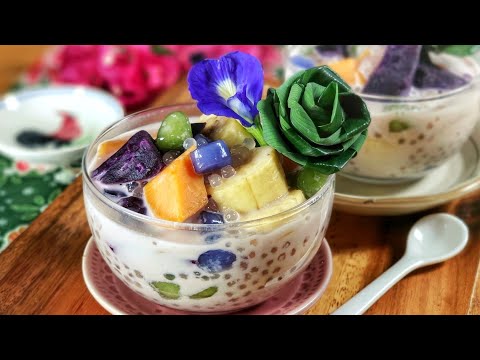 Bubur Cha Cha (Pengat) | Coconut Milk Dessert ❤️ 摩摩喳喳 ~ 古早味椰漿糖水 [My Lovely Recipes]