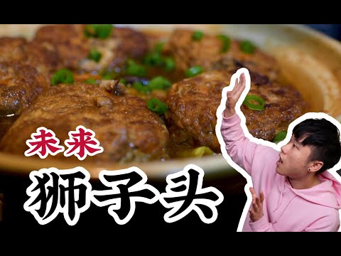 【未来肉】首发！用未来肉来做狮子头会是什么味道？|Lucas卢卡斯|