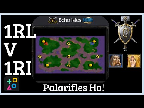 ⬜🛡️Echo Isles [1v1] - Human (Palarifle) vs. Orc - Lym POV