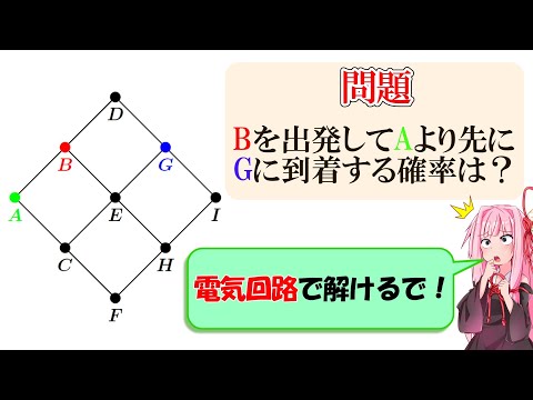 【数学】有限グラフ上のランダムウォークと電気回路【琴葉茜】