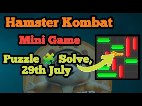 Hamster Kombat Puzzle 🧩 Solve, 29th July | #hamsterkombat #airdrop