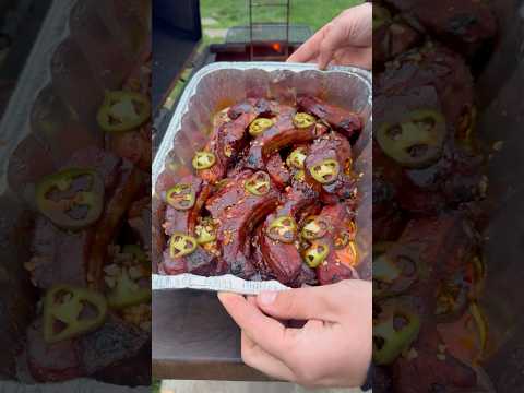 Honey Fire Party Ribs | Over The Fire Cooking by Derek Wolf