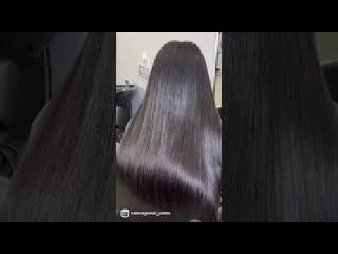 Microlinks Weft Application  22” 200g yaki straight hair applied