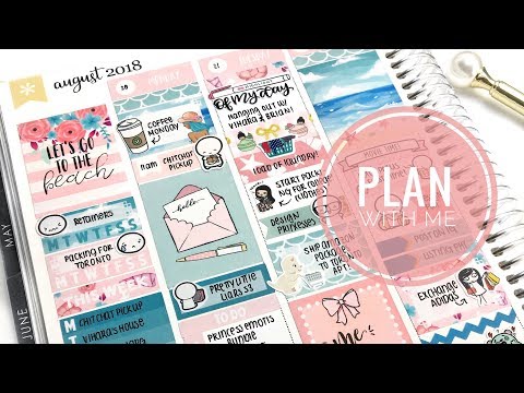 Plan With Me: Last summer spread of 2018!