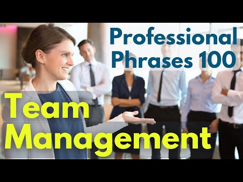 Team Management Professional Phrases "Elevate Your Leadership Skills!" | Business English Learning