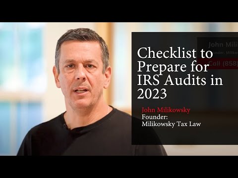 Checklist to Prepare for an IRS Audit in 2023