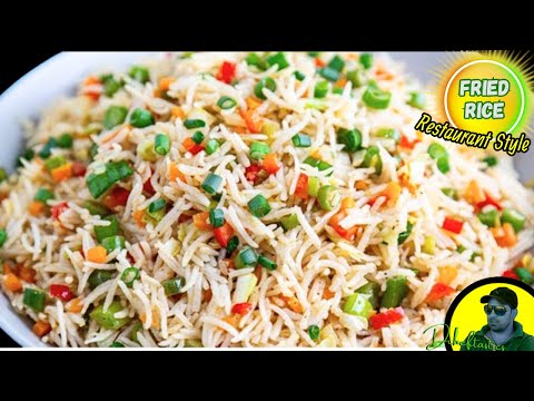 Restaurant Style Fried Rice | Simple, Quick & Easy Veg Fried Rice | वेज फ़्राइड राइस  | Dcheftastics