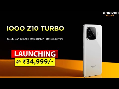 🔥 IQOO Z10 TURBO With Snapdragon 8s Elite | ⚡ IQOO Z10 TURBO Specs, Price, Features, Launch in India