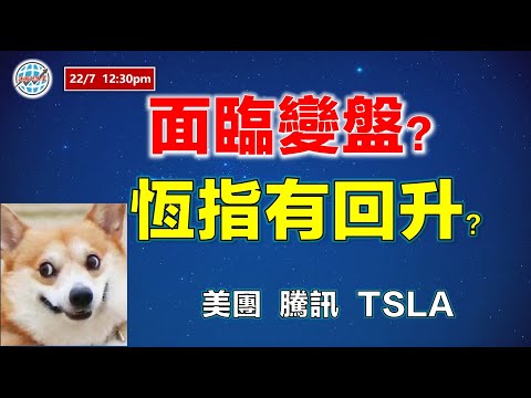 投資有道-港股美股研究 I 面臨變盤？恆指有回升？I 美團 I 騰訊 I TSLA