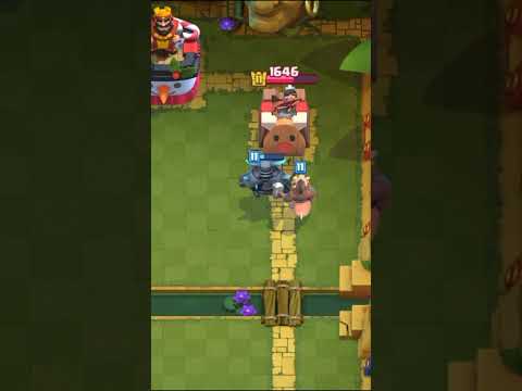 Perfect Tornado King Tower DE-activation #clashroyale