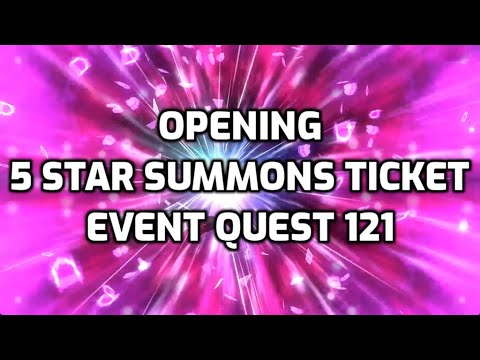 Opening 5 Star Summons Ticket (Event Quest 121) | Bleach Brave Souls